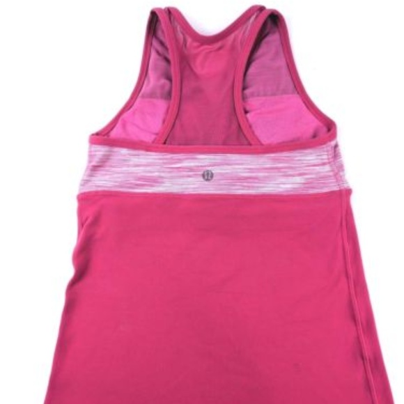 Lululemon Women's Cross V Neck Mesh Racerback Tank - Picture 2 of 4